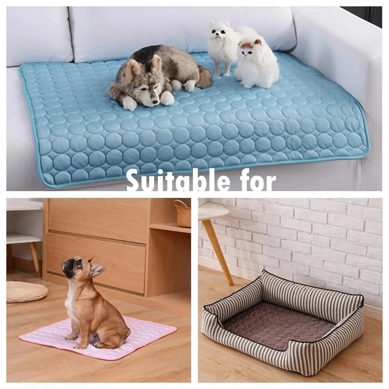 Cooling Mat for Dogs & Cats – Summer Pet Cooling Pad