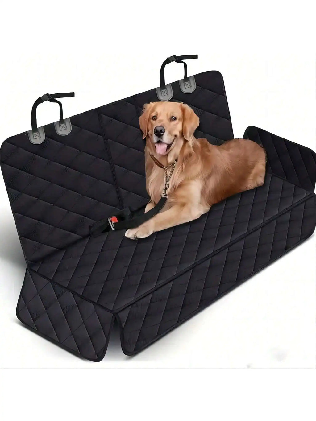 Luxury Waterproof Dog Car Seat Bed with Safety Harness