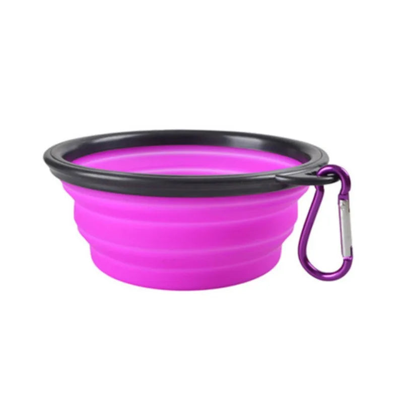 Collapsible Travel Pet Bowl – Portable Silicone Dog & Cat Water Bowl
