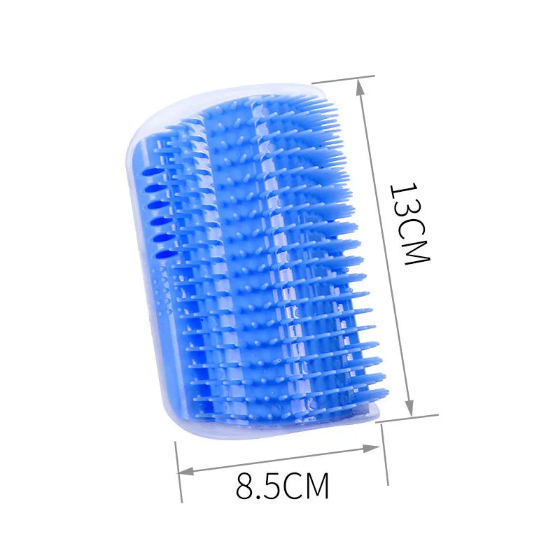 Cat Corner Self Groomer Brush – Wall Mounted Hair Removal Massager
