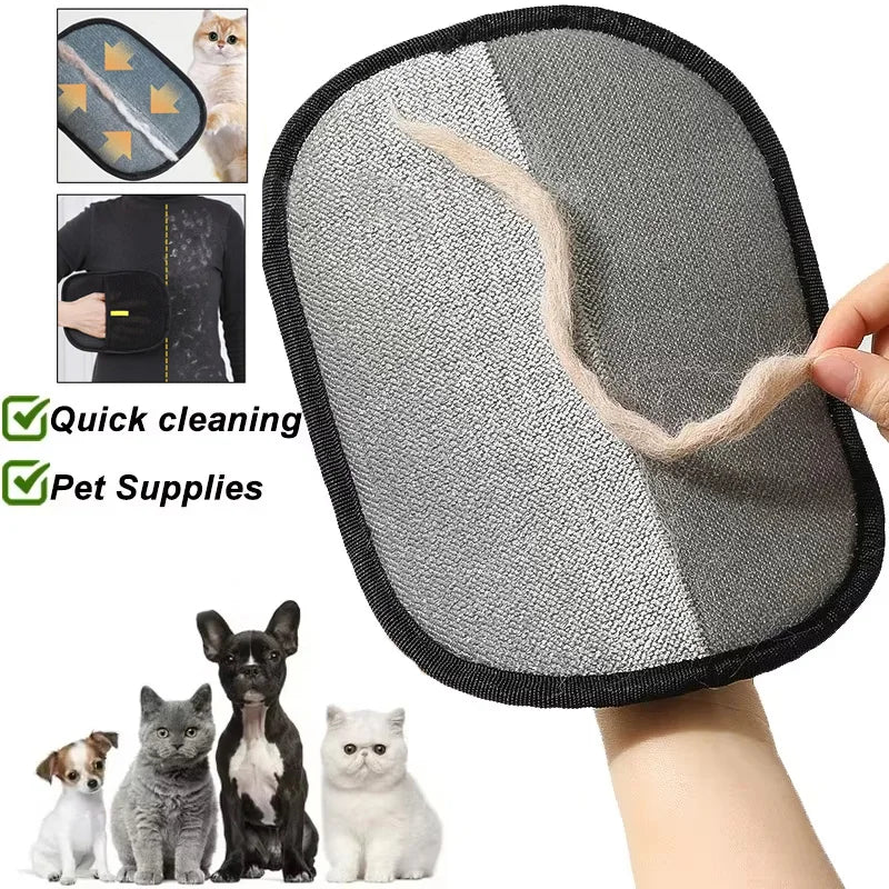 Pet Hair Remover Glove for Cats & Dogs | Reusable Fur Cleaning Mitt