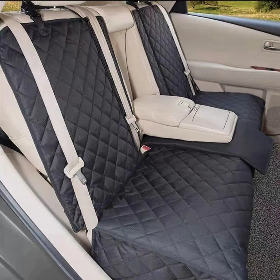 Luxury Waterproof Dog Car Seat Bed with Safety Harness