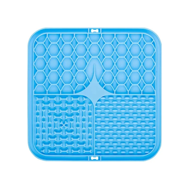 Dog Lick Mat with Suction Cups – Slow Feeder & Bath Distraction Mat