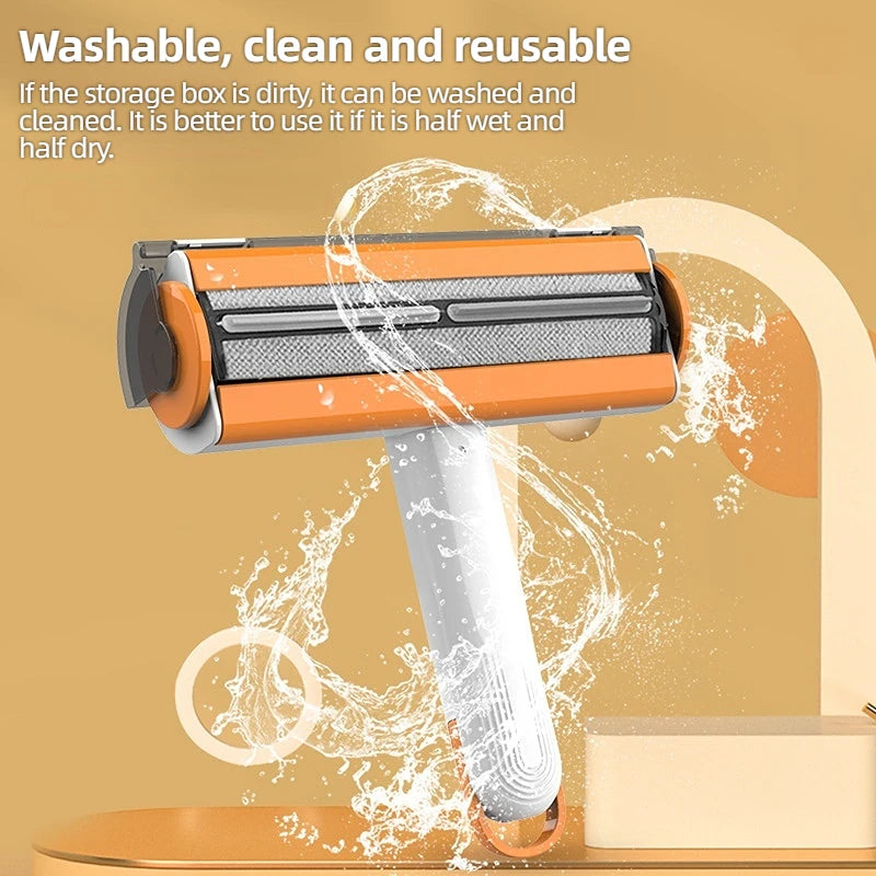 Premium Self-Cleaning Pet Hair Roller – Reusable Fur & Lint Remover