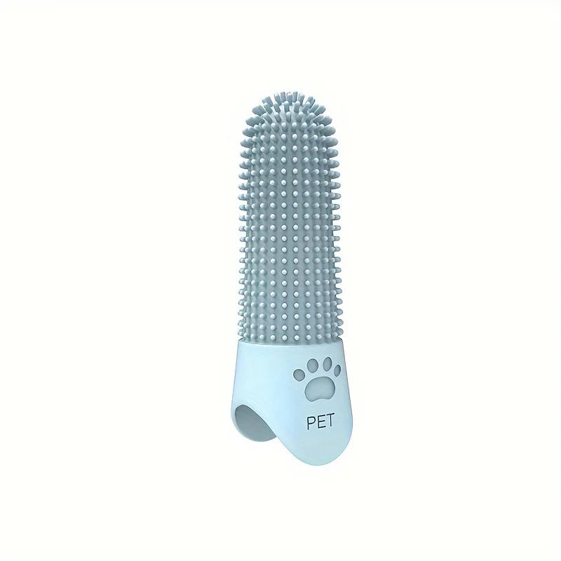 Silicone Finger Pet Toothbrush – 360° Dog & Cat Teeth Cleaning Brush