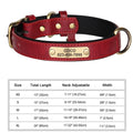 Personalisiertes, gepolstertes Lederhalsband für Hunde mit graviertem Namensschild – Individuelles ID-Halsband für kleine, mittelgroße und große Hunde