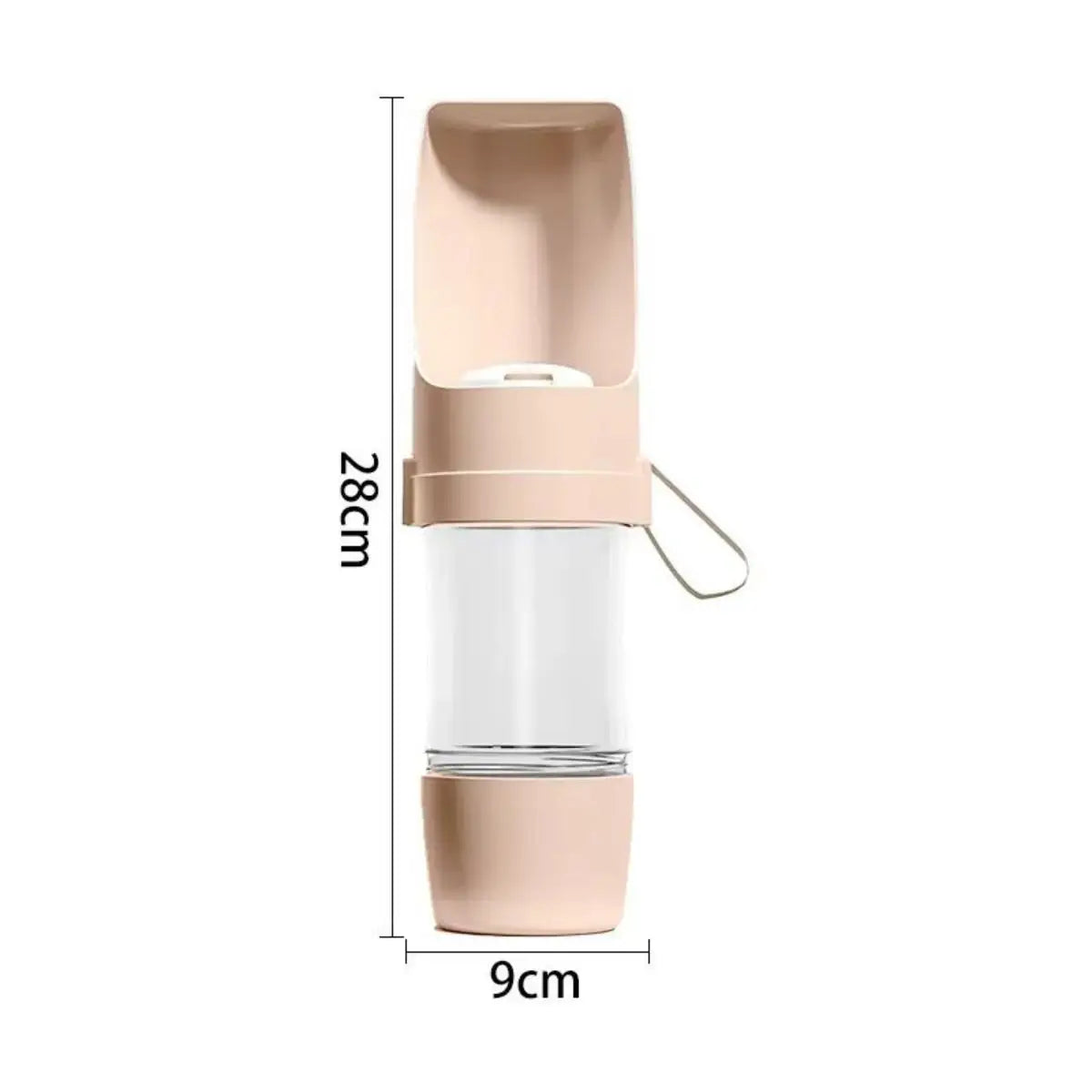 2-in-1 Travel Water Bottle & Food Container for Dogs