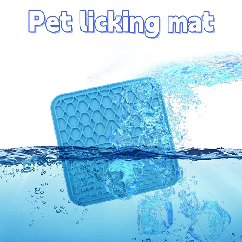 Premium Silicone Lick Mat | Slow Feeder & Grooming Mat for Dogs & Cats