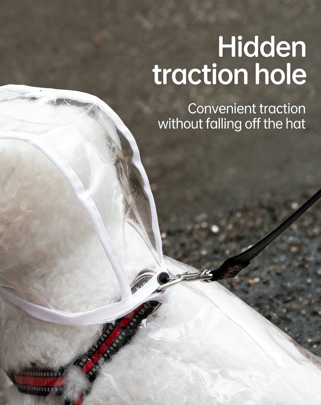 Transparent Waterproof Dog Raincoat with Hood | Lightweight Rain Jacket for Small & Medium Dogs