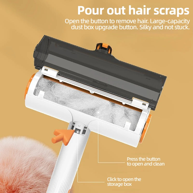 Premium Self-Cleaning Pet Hair Roller – Reusable Fur & Lint Remover