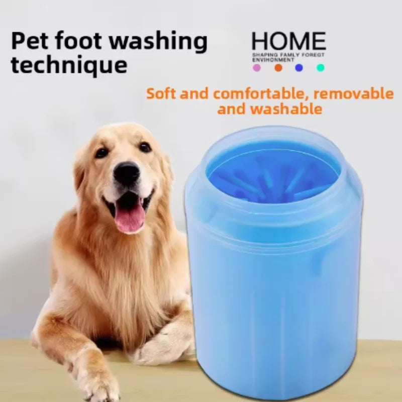 Pet Paw Cleaner Cup – Soft Silicone Dog & Cat Paw Washer