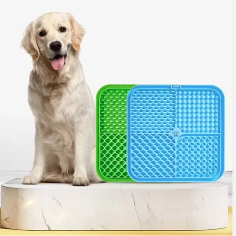 Dog Lick Mat with Suction Cups – Slow Feeder & Bath Distraction Mat