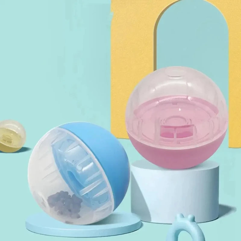 Interactive Treat Dispensing Ball for Dogs & Cats | IQ Puzzle Slow Feeder Toy