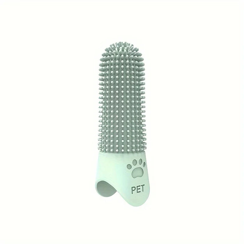 Silicone Finger Pet Toothbrush – 360° Dog & Cat Teeth Cleaning Brush