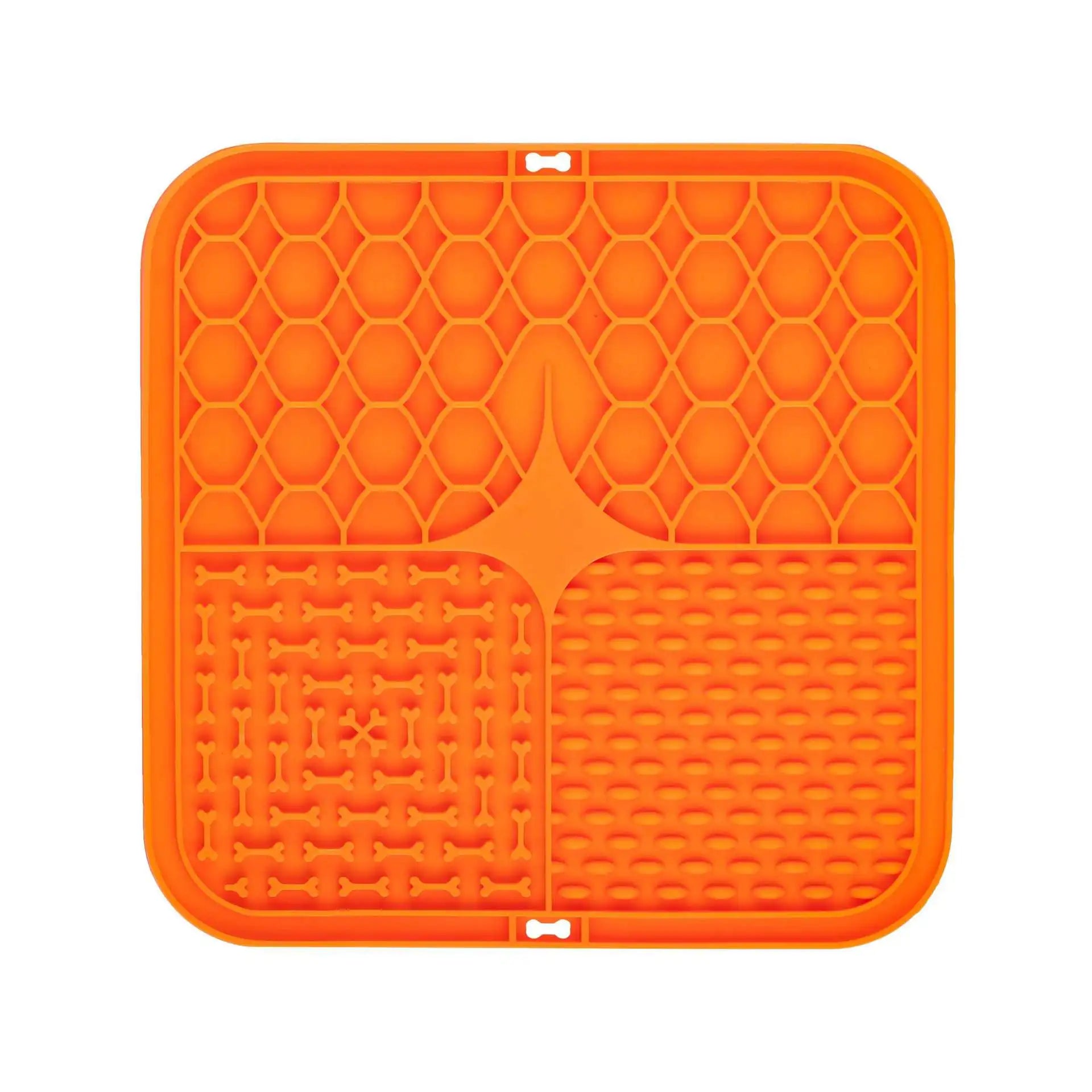 Premium Silicone Lick Mat | Slow Feeder & Grooming Mat for Dogs & Cats