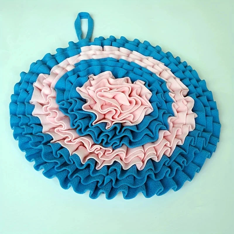 Dog Snuffle Mat – Interactive Slow Feeder Puzzle Toy for Anxiety Relief