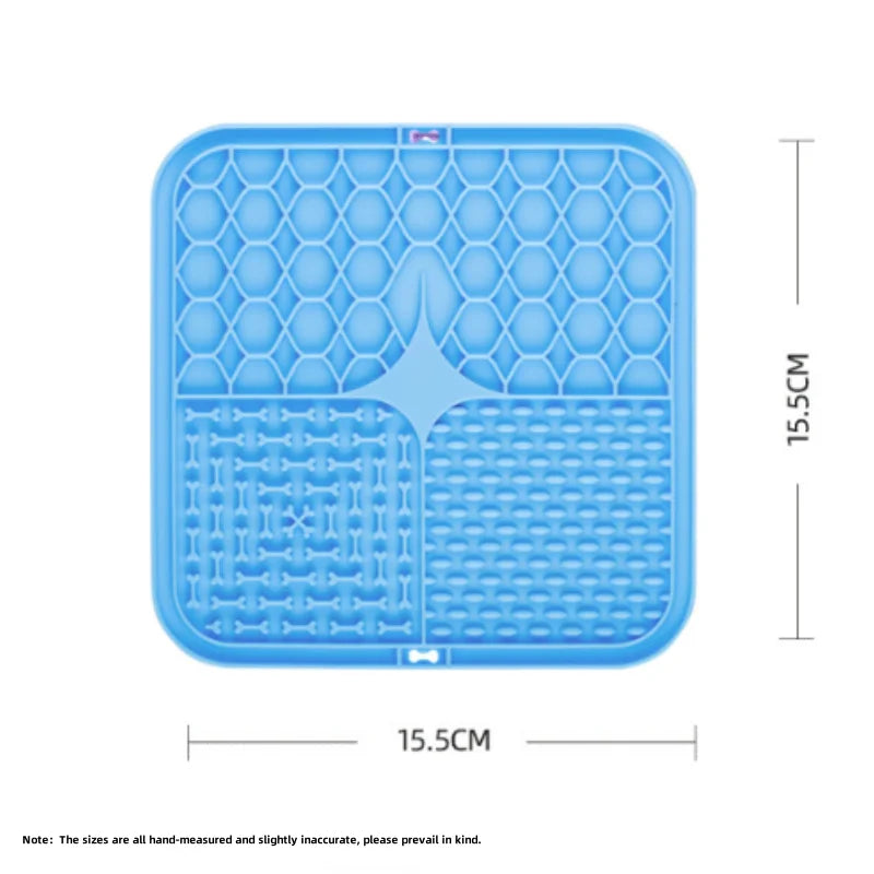 Dog Lick Mat with Suction Cups – Slow Feeder & Bath Distraction Mat