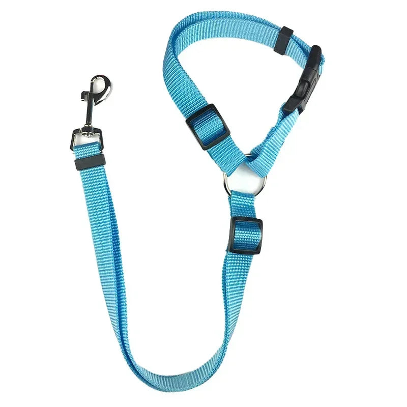 Adjustable Dog Car Seat Belt with Safety Clip | Travel Restraint