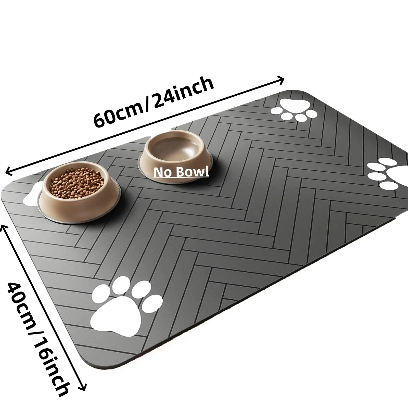 Waterproof Pet Feeding Mat – Quick Dry Dog & Cat Bowl Placemat