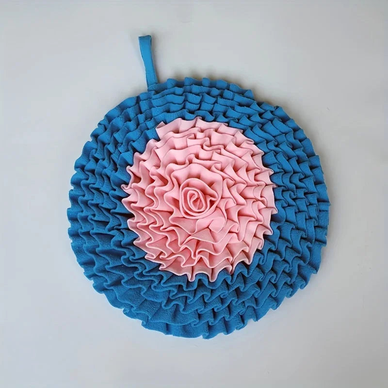 Dog Snuffle Mat – Interactive Slow Feeder Puzzle Toy for Anxiety Relief