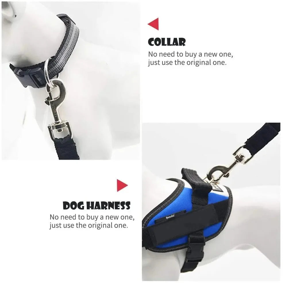 Dog Car Safety Seat Belt | Adjustable Travel Restraint