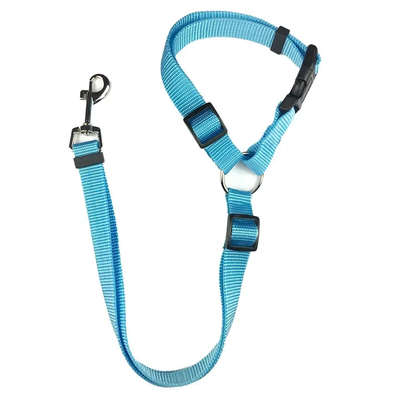 Adjustable Dog Car Seat Belt with Safety Clip | Travel Restraint