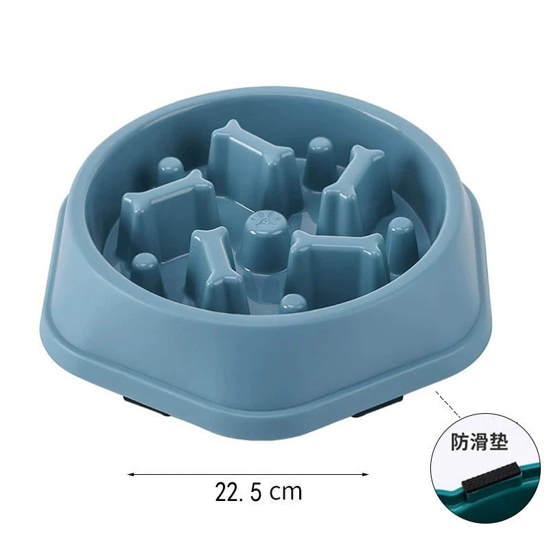 Slow Feeder Dog Bowl – Anti-Choking Puzzle Food Bowl for Small & Medium Dogs