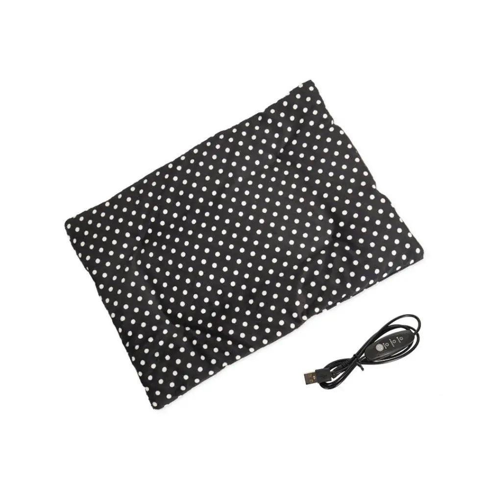 Electric Pet Heating Pad – Waterproof Heated Bed Mat for Dogs & Cats | Adjustable Temperature