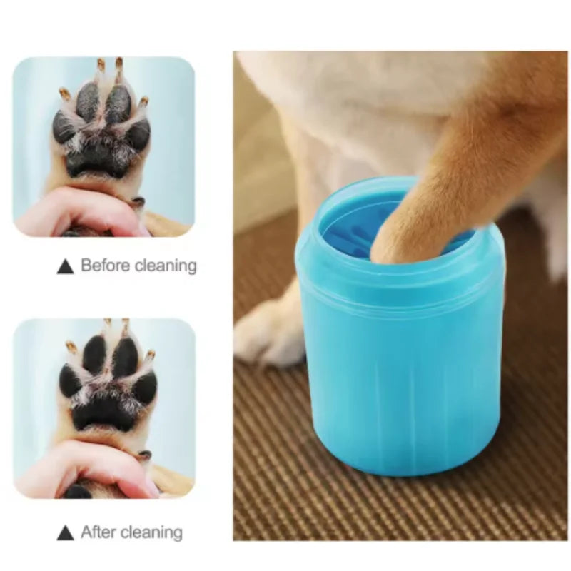 Pet Paw Cleaner Cup – Soft Silicone Dog & Cat Paw Washer
