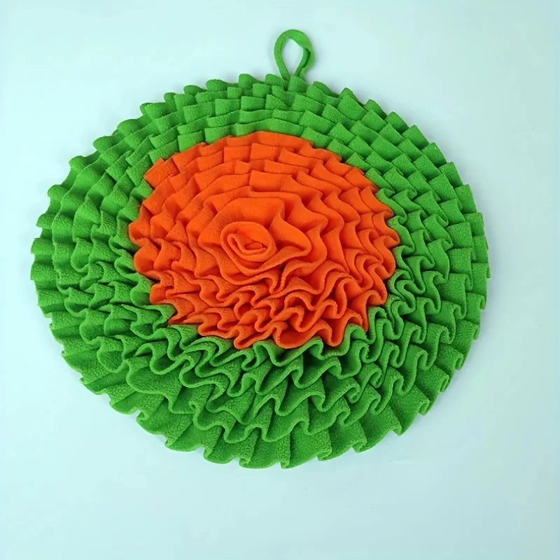 Dog Snuffle Mat – Interactive Slow Feeder Puzzle Toy for Anxiety Relief