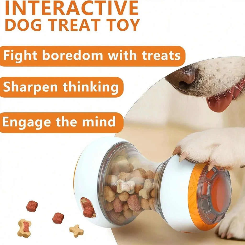 Interactive Dog Treat Dispenser Ball – Puzzle Slow Feeder Toy