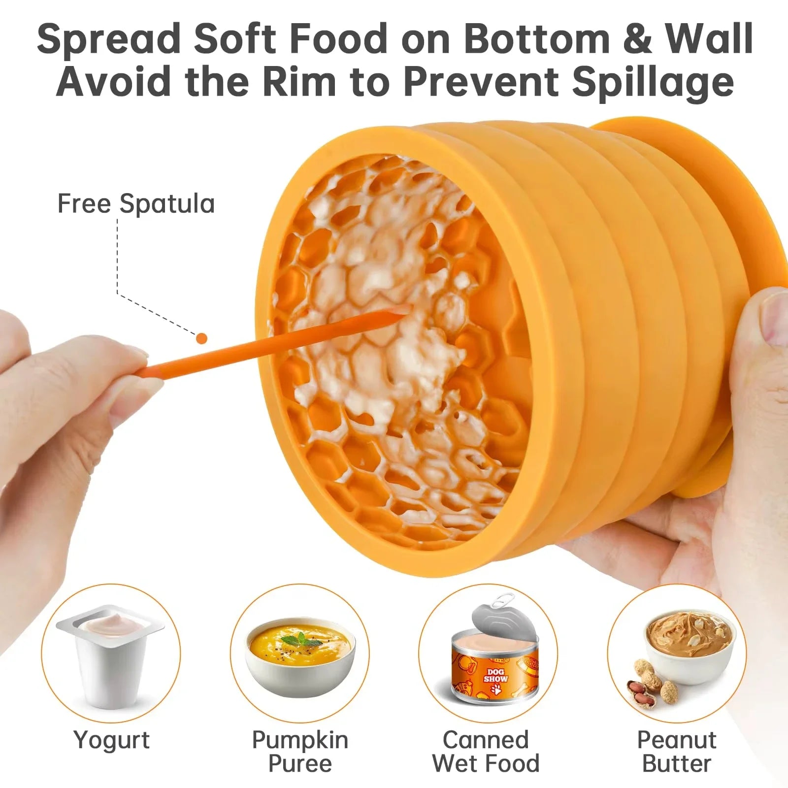 Premium Silicone Slow Feeder Bowl | Non-Slip Suction Base for Dogs