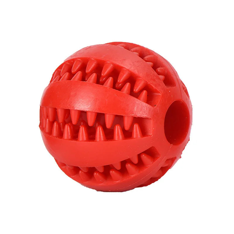 Interactive Dog Chew Ball | Treat Dispensing Dental Cleaning Toy for Dogs & Puppies
