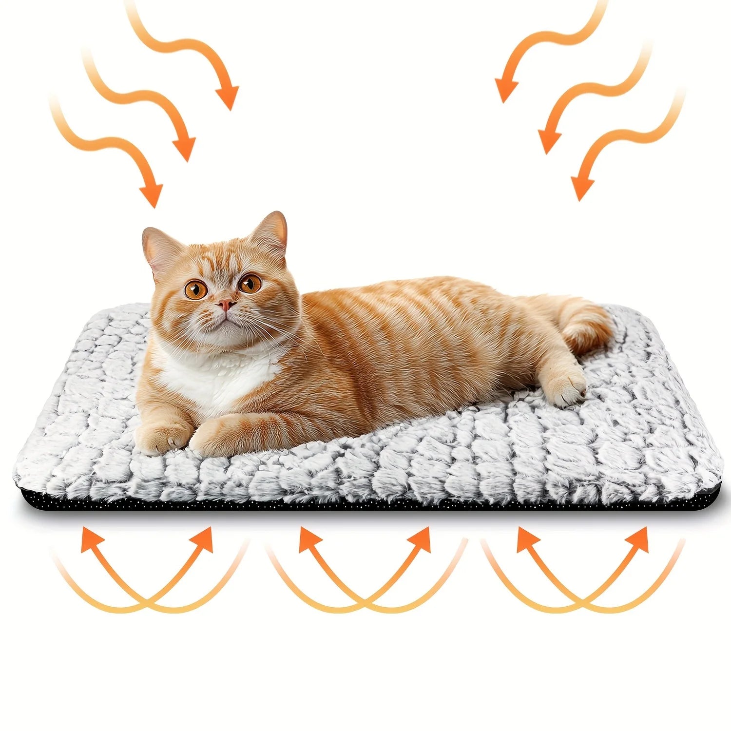 Self-Warming Pet Bed Mat – Washable Thermal Sleeping Pad for Cats & Dogs