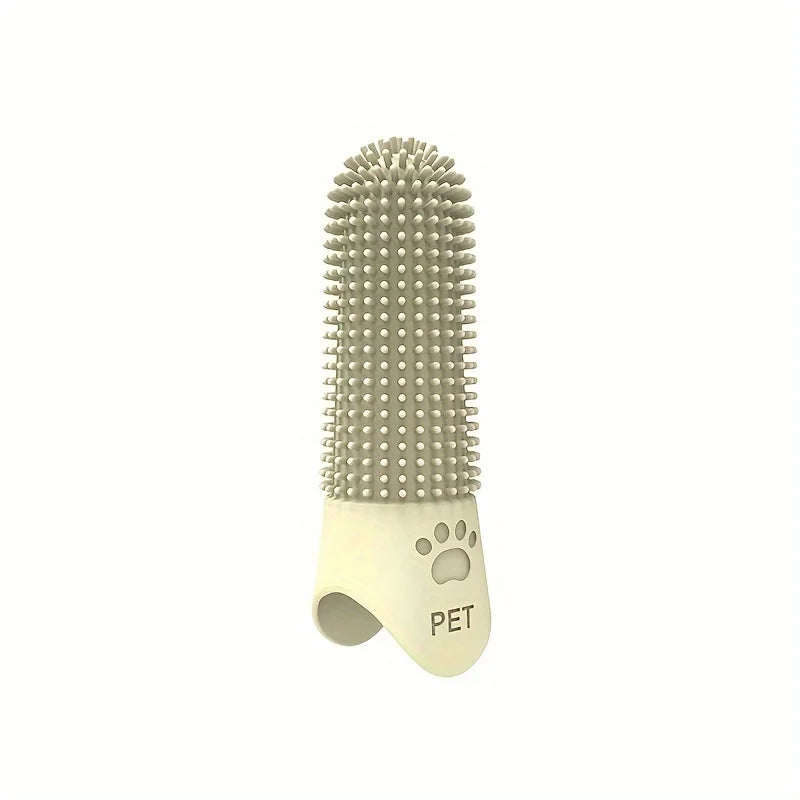 Silicone Finger Pet Toothbrush – 360° Dog & Cat Teeth Cleaning Brush