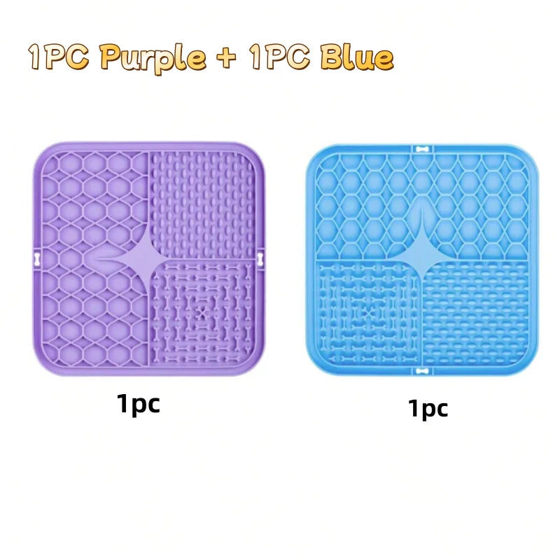 Silicone Lick Mat for Dogs & Cats | Slow Feeder & Anxiety Relief Mat