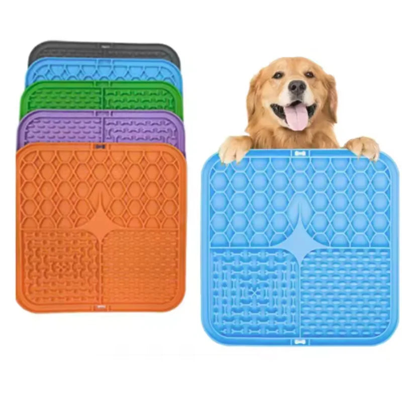 Silicone Lick Mat for Dogs & Cats | Slow Feeder & Anxiety Relief Mat