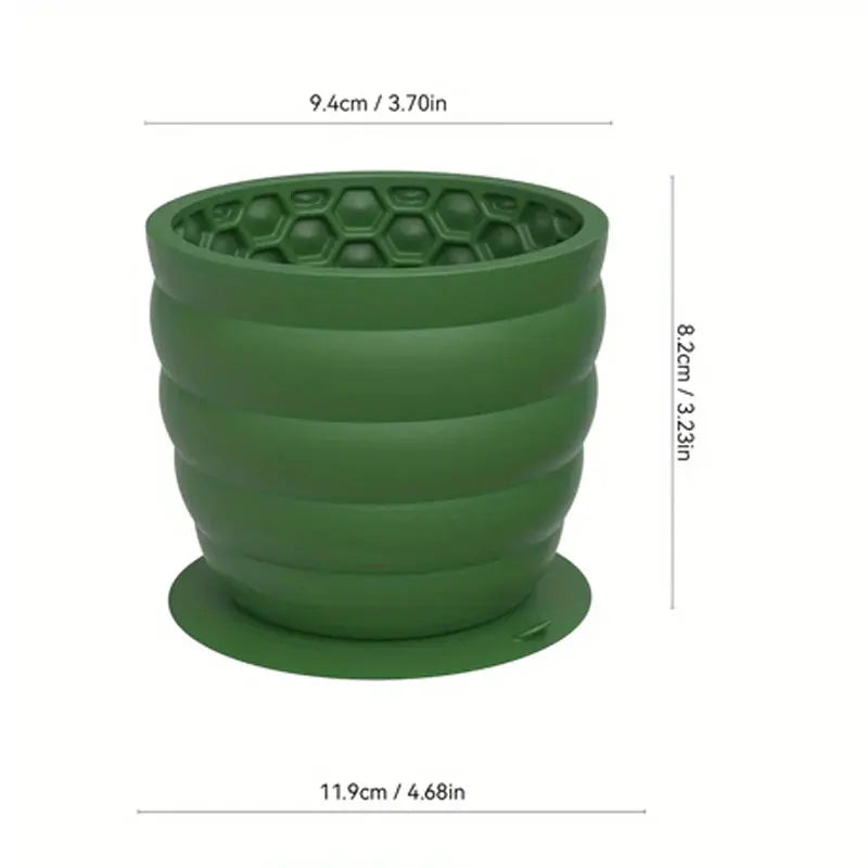 Premium Silicone Slow Feeder Bowl | Non-Slip Suction Base for Dogs