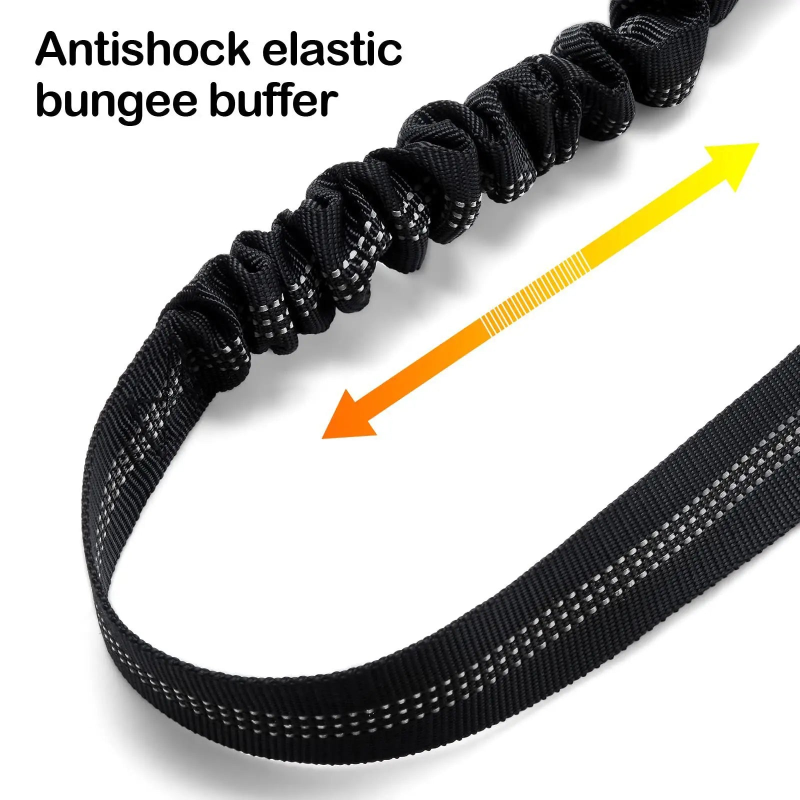 Shock-Absorbing Dog Car Seat Belt Restraint