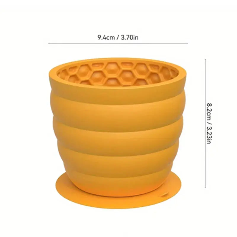 Premium Silicone Slow Feeder Bowl | Non-Slip Suction Base for Dogs