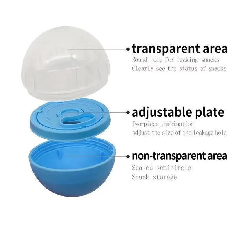 Interactive Treat Dispensing Ball for Dogs & Cats | IQ Puzzle Slow Feeder Toy