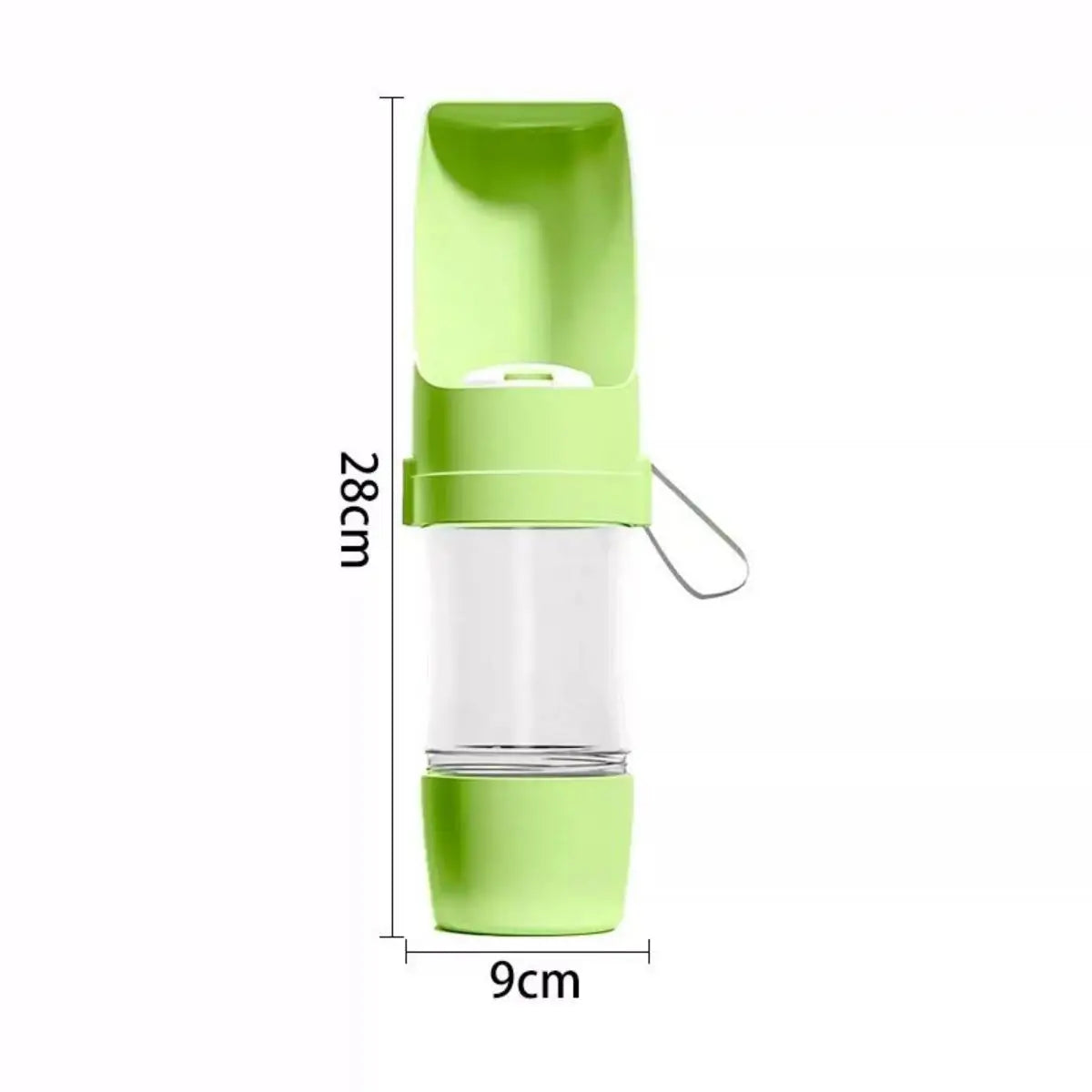 2-in-1 Travel Water Bottle & Food Container for Dogs