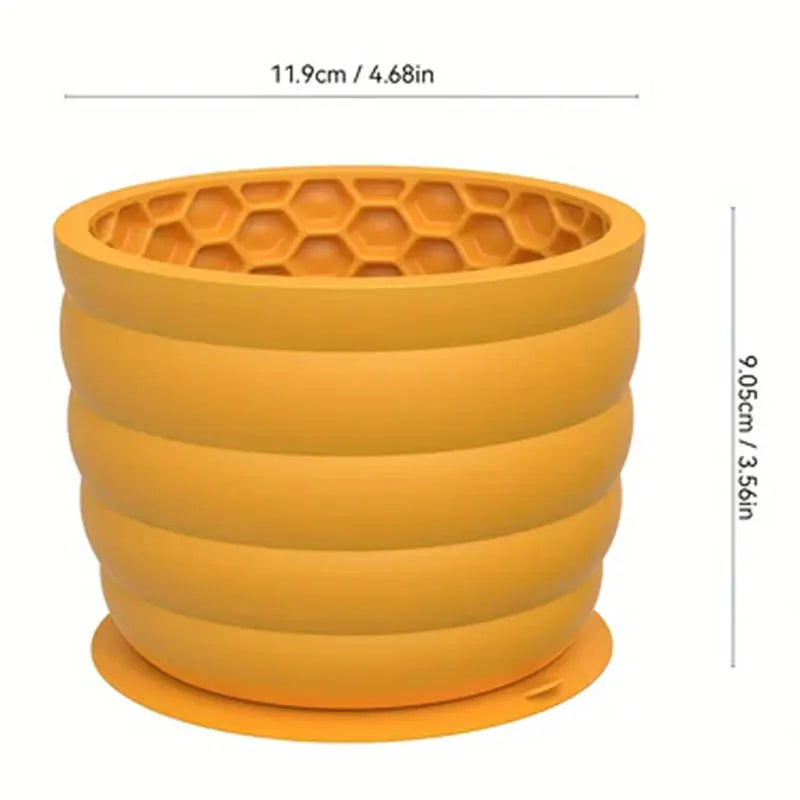 Premium Silicone Slow Feeder Bowl | Non-Slip Suction Base for Dogs