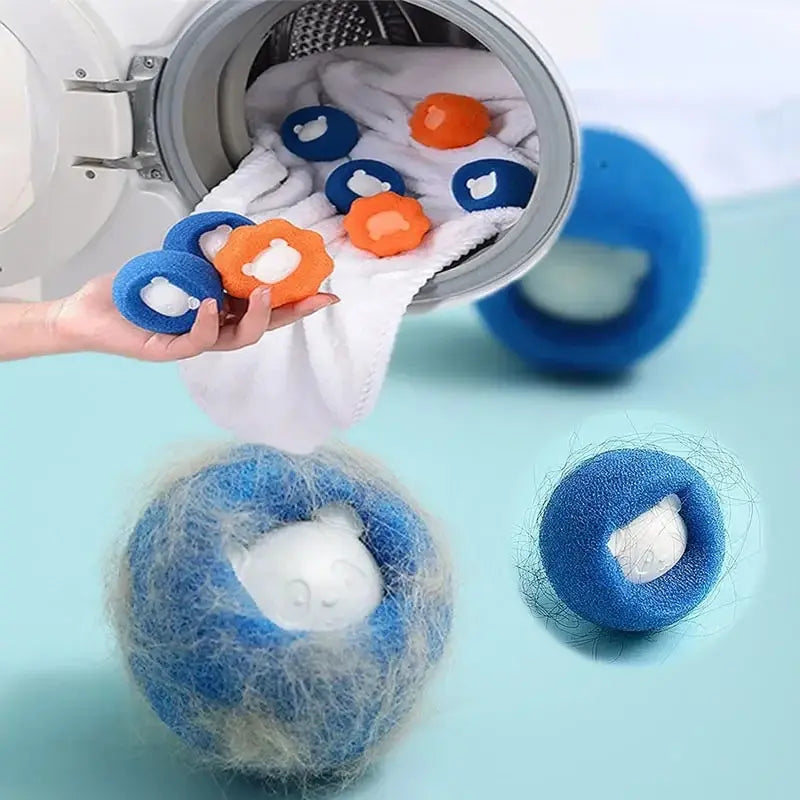 Pet Hair Catcher for Laundry – Reusable Fur & Lint Removal Ball (1–5 Pack)