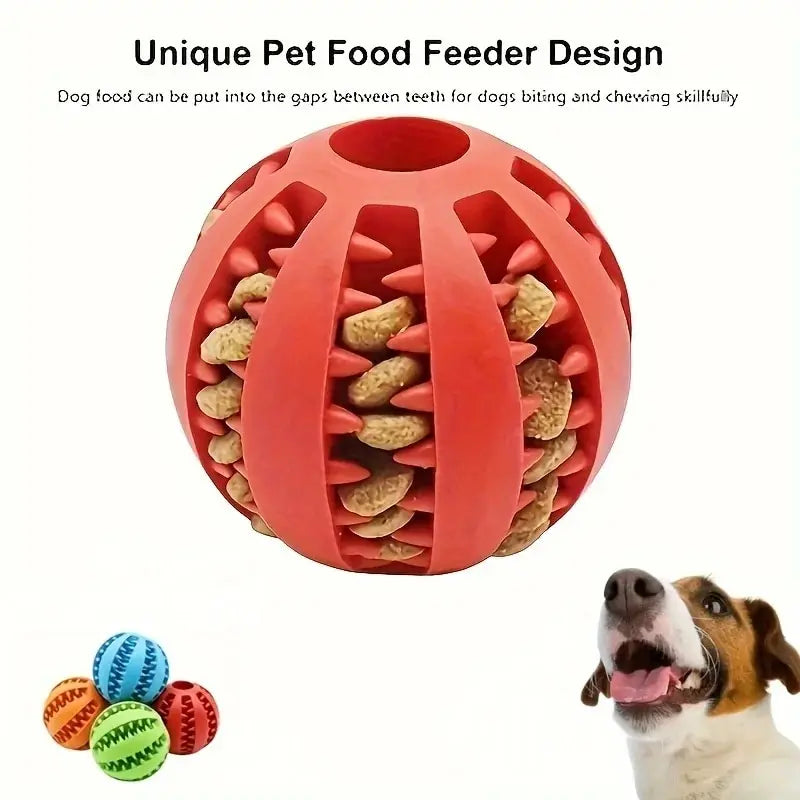 Interactive Treat Dispensing Dog Toy Ball – Slow Feeder Chew Ball