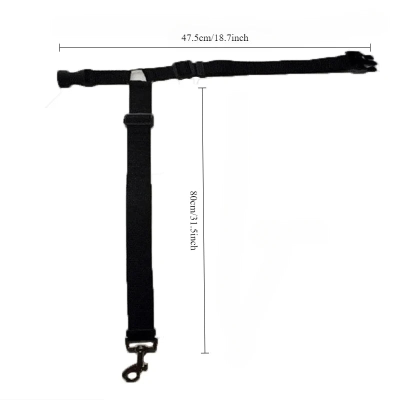 Adjustable Dog Car Seat Belt with Safety Clip | Travel Restraint