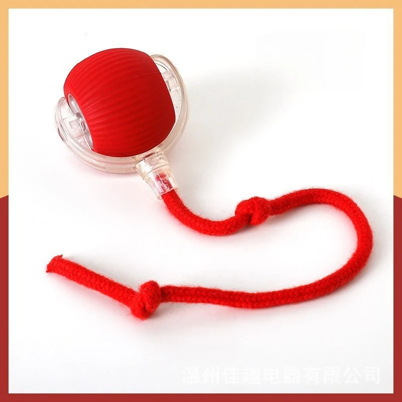 Interactive Suction Cup Cat Toy Ball – Self-Play Teaser Toy