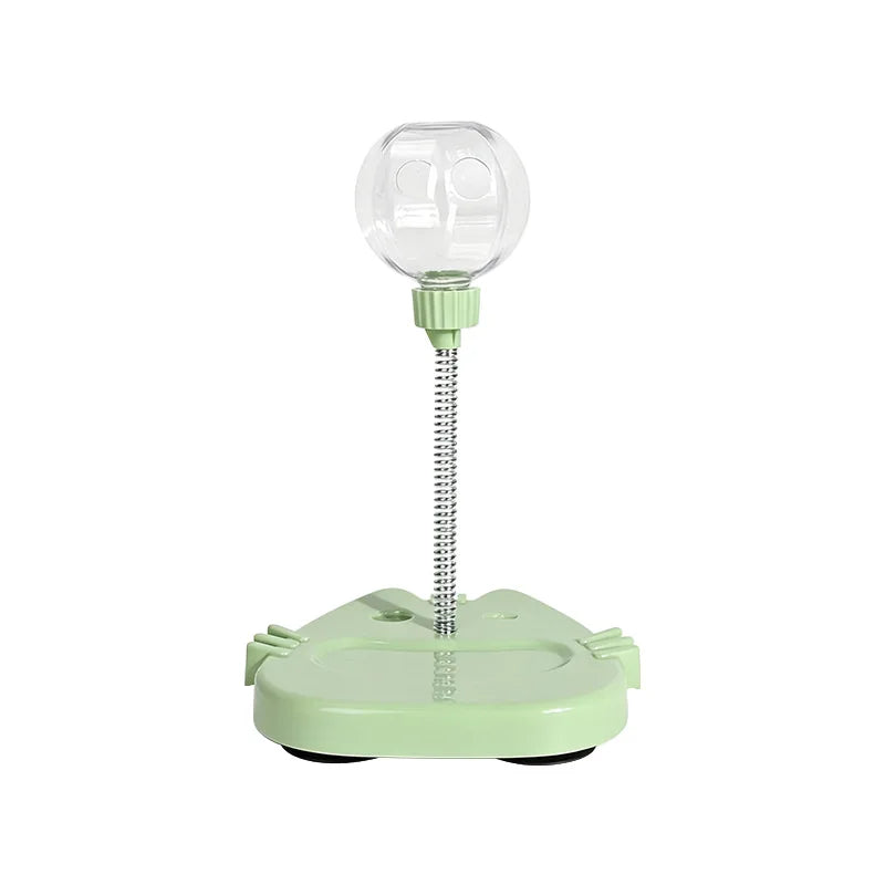 Interactive Cat Treat Dispenser Toy – Wobble Slow Feeder Puzzle