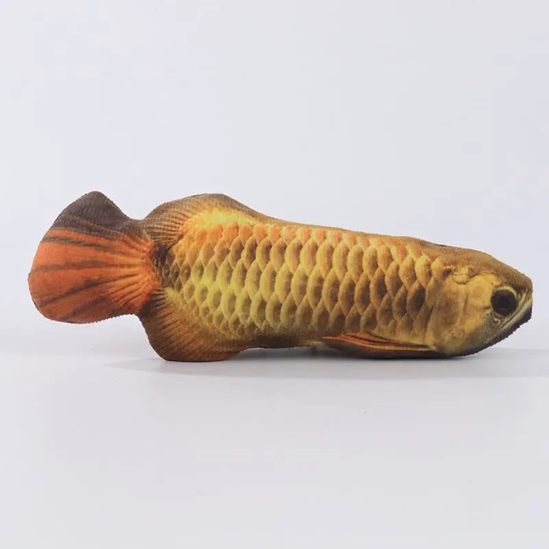 Interactive Catnip Fish Toy for Cats – Realistic Plush Fish Kick Toy, Soft Cat Chew & Hunting Toy for Indoor Cats