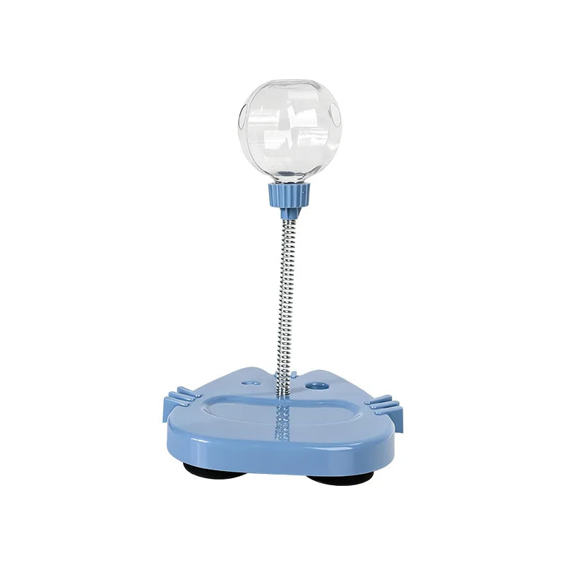 Interactive Cat Treat Dispenser Toy – Wobble Slow Feeder Puzzle